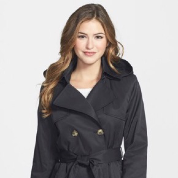 dkny black coat